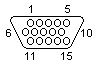 15 PIN SUB-D Stift